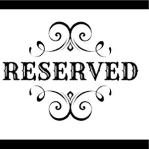RESERVED FOR @nycfashiongirl12